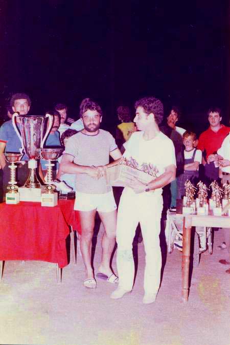 PREMIAZIONE DI BRUNO COLAMEO TORNEO ARCI 